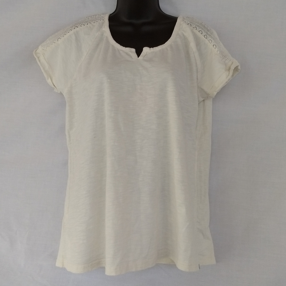 Eddie Bauer▪️White Cotton Tee